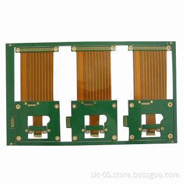 Rigid-flex PCB with 4-layer, copper thickness of 1oz